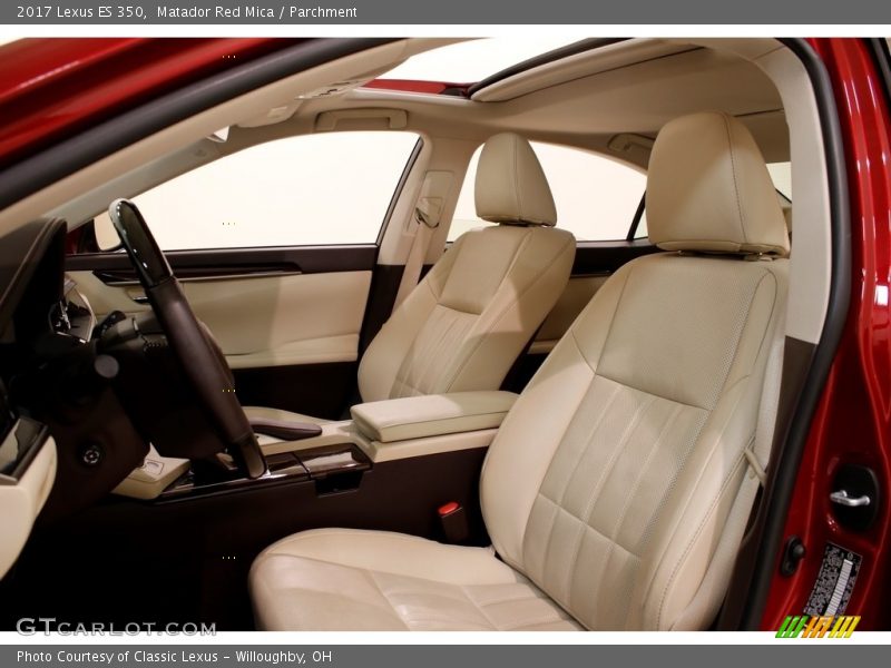 Matador Red Mica / Parchment 2017 Lexus ES 350