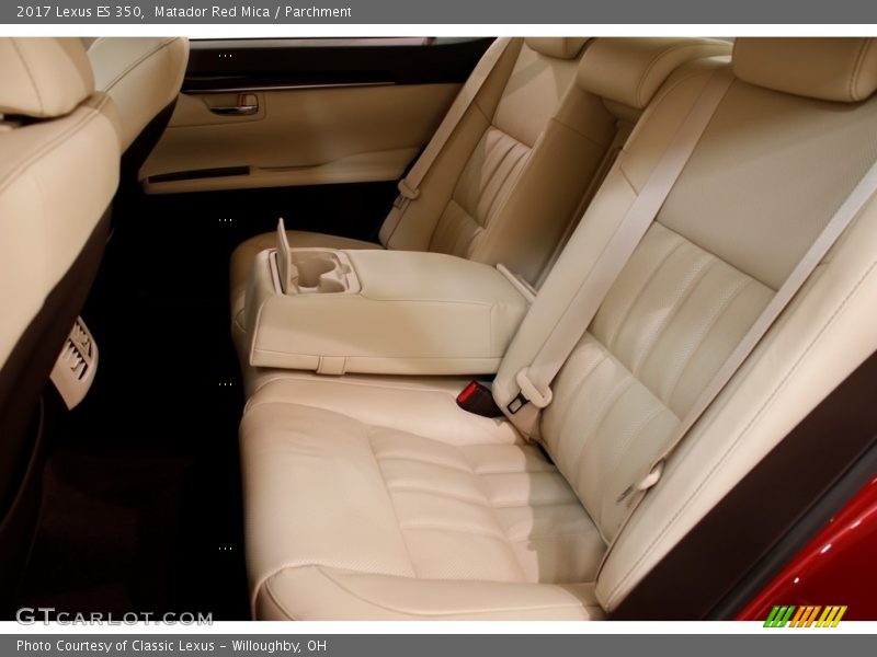 Matador Red Mica / Parchment 2017 Lexus ES 350