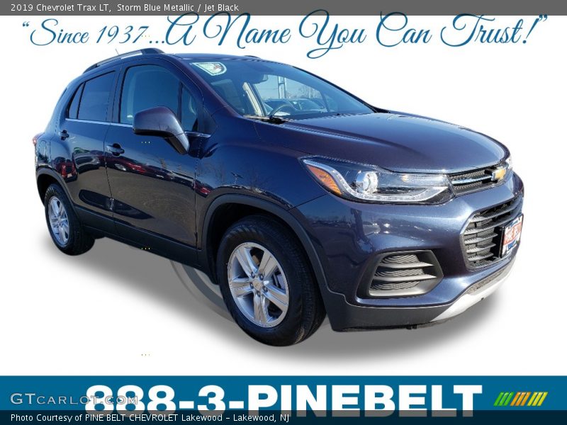 Storm Blue Metallic / Jet Black 2019 Chevrolet Trax LT