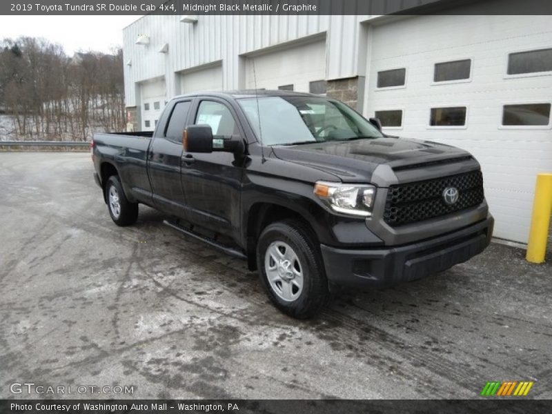 Midnight Black Metallic / Graphite 2019 Toyota Tundra SR Double Cab 4x4