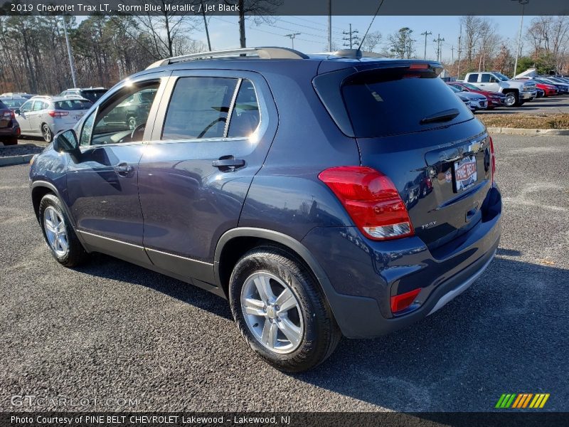 Storm Blue Metallic / Jet Black 2019 Chevrolet Trax LT