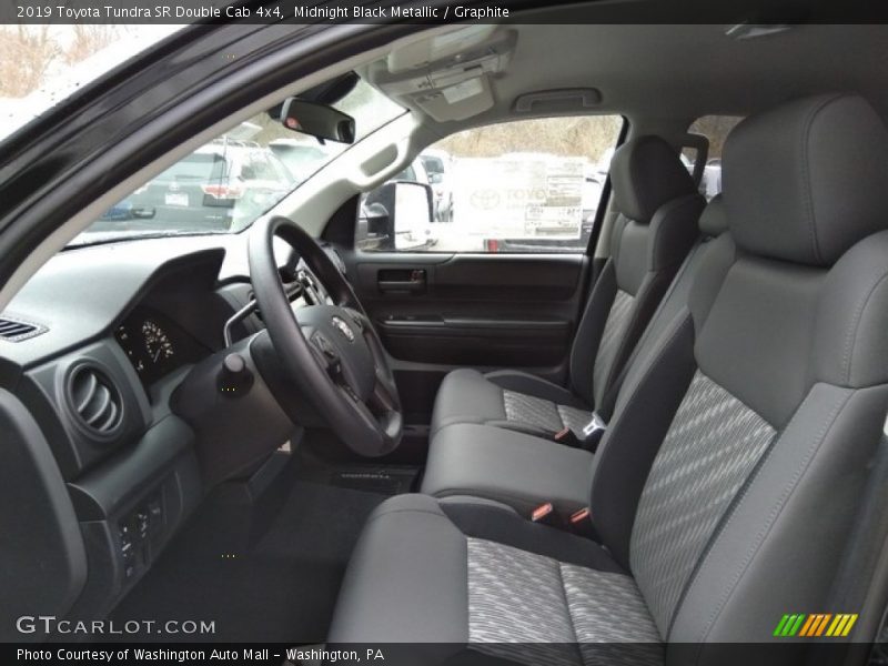 Midnight Black Metallic / Graphite 2019 Toyota Tundra SR Double Cab 4x4