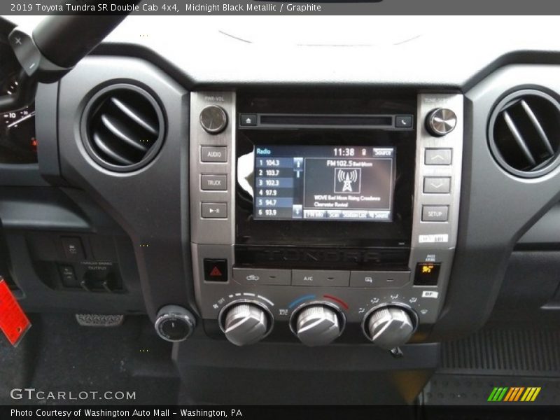 Midnight Black Metallic / Graphite 2019 Toyota Tundra SR Double Cab 4x4