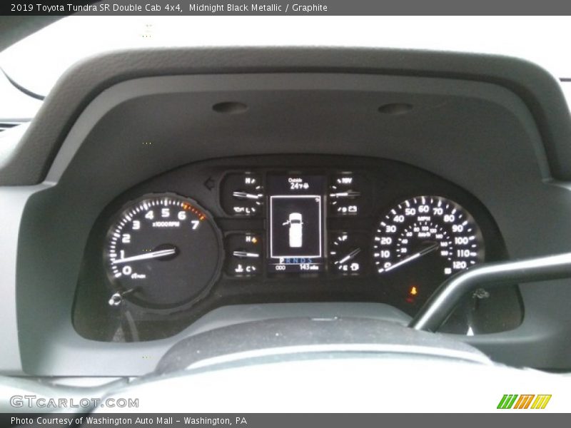 Midnight Black Metallic / Graphite 2019 Toyota Tundra SR Double Cab 4x4