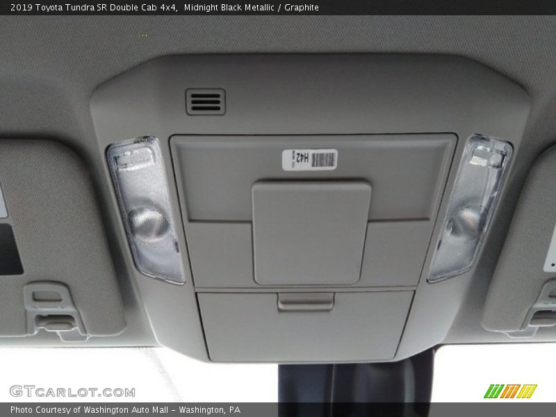 Midnight Black Metallic / Graphite 2019 Toyota Tundra SR Double Cab 4x4