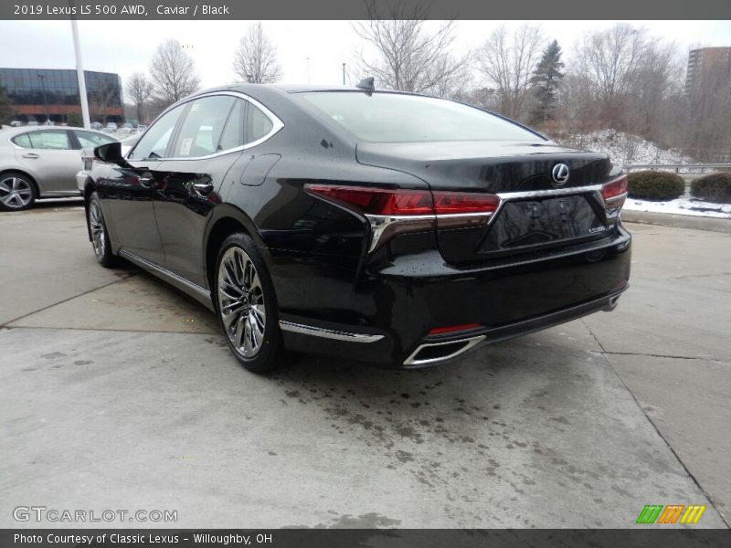 Caviar / Black 2019 Lexus LS 500 AWD