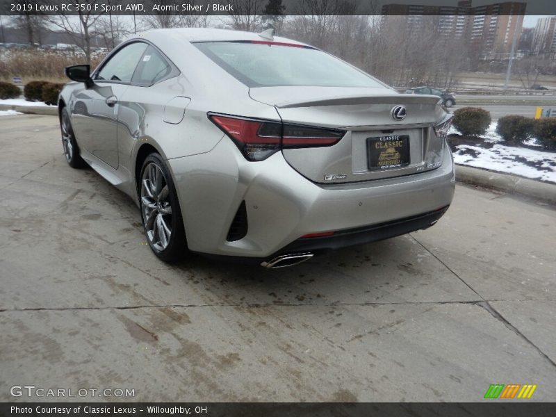 Atomic Silver / Black 2019 Lexus RC 350 F Sport AWD