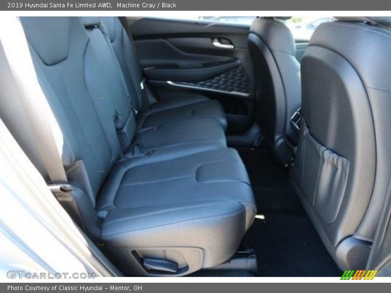 Machine Gray / Black 2019 Hyundai Santa Fe Limited AWD