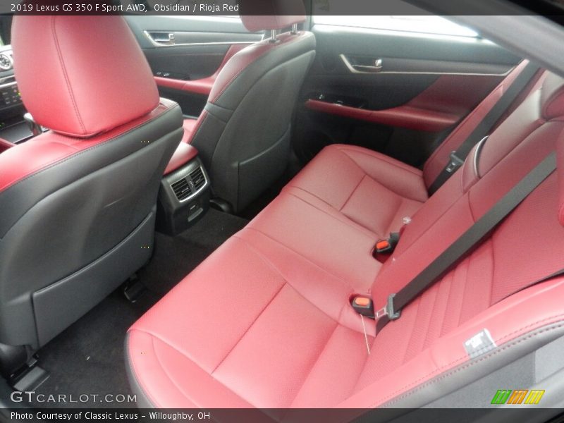 Rear Seat of 2019 GS 350 F Sport AWD