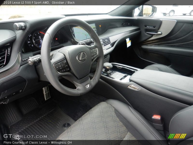  2018 LS 500 F Sport AWD Black Interior