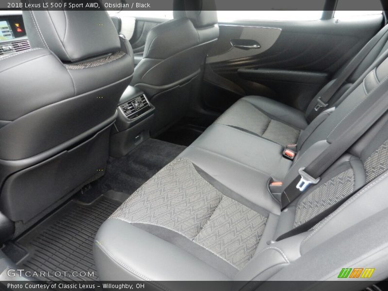 Rear Seat of 2018 LS 500 F Sport AWD