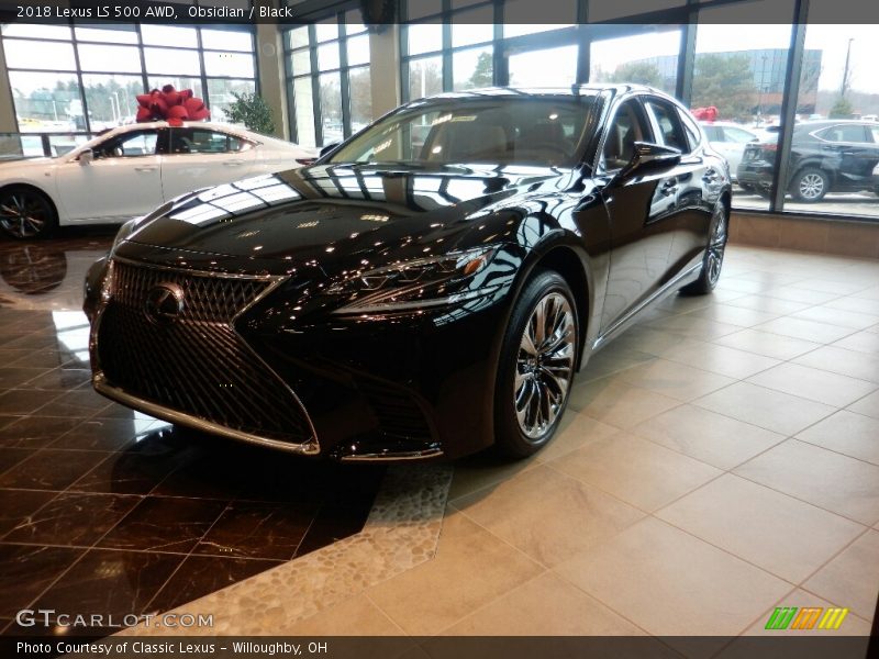 Obsidian / Black 2018 Lexus LS 500 AWD
