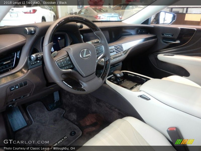 Obsidian / Black 2018 Lexus LS 500 AWD