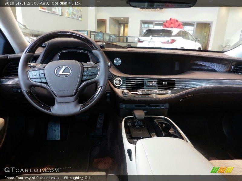 Obsidian / Black 2018 Lexus LS 500 AWD