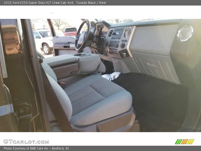 Tuxedo Black / Steel 2015 Ford F250 Super Duty XLT Crew Cab 4x4