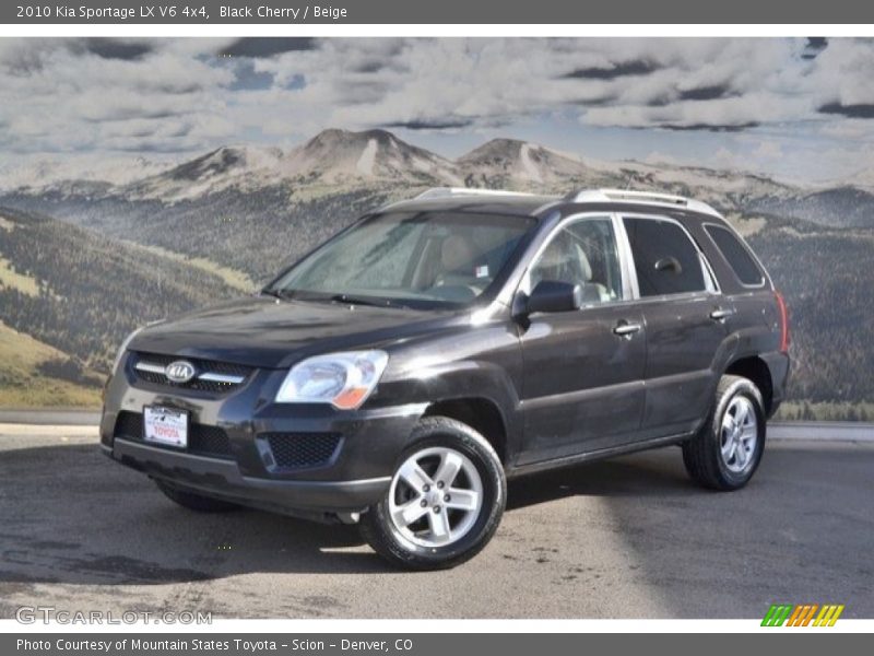 Black Cherry / Beige 2010 Kia Sportage LX V6 4x4