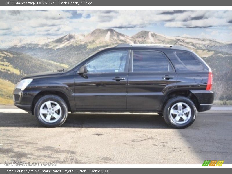 Black Cherry / Beige 2010 Kia Sportage LX V6 4x4