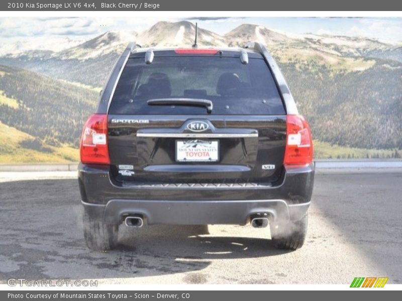 Black Cherry / Beige 2010 Kia Sportage LX V6 4x4