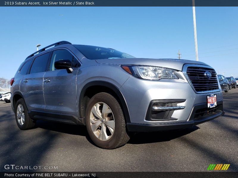 Ice Silver Metallic / Slate Black 2019 Subaru Ascent