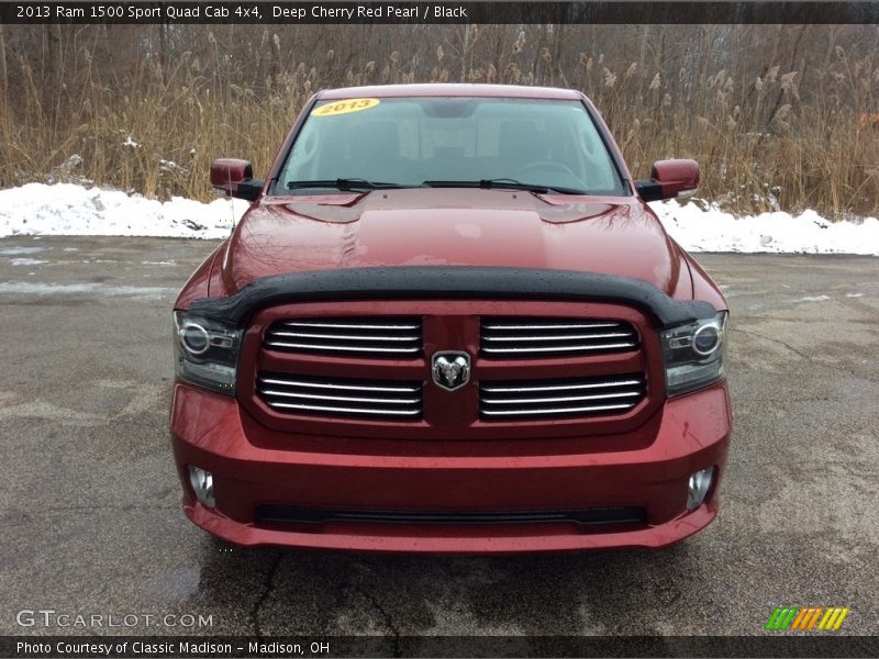 Deep Cherry Red Pearl / Black 2013 Ram 1500 Sport Quad Cab 4x4