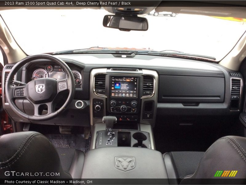 Deep Cherry Red Pearl / Black 2013 Ram 1500 Sport Quad Cab 4x4