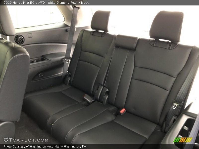 White Diamond Pearl / Black 2019 Honda Pilot EX-L AWD