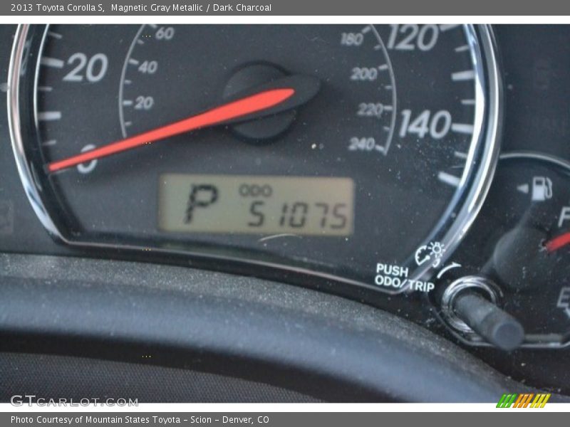 Magnetic Gray Metallic / Dark Charcoal 2013 Toyota Corolla S