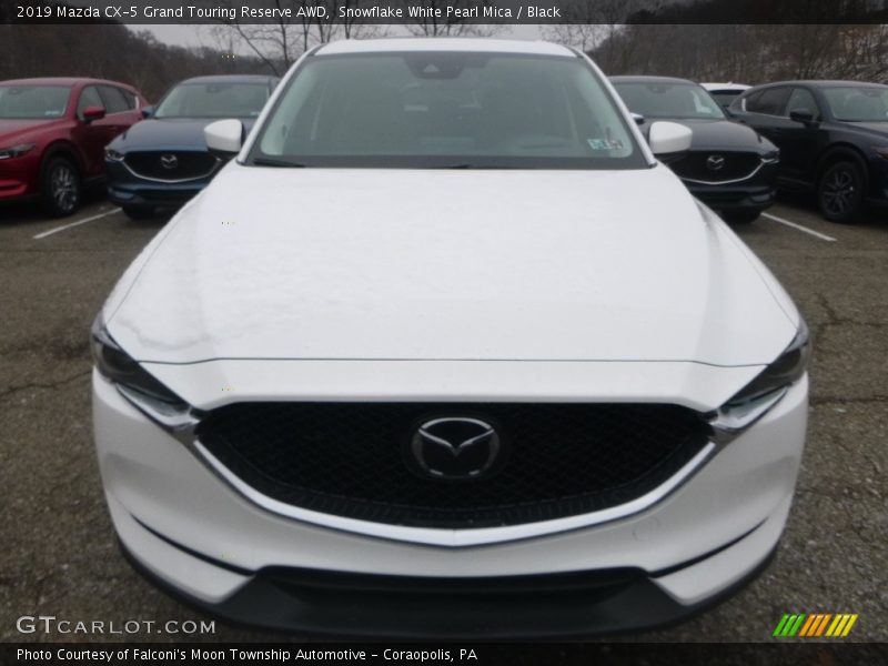 Snowflake White Pearl Mica / Black 2019 Mazda CX-5 Grand Touring Reserve AWD