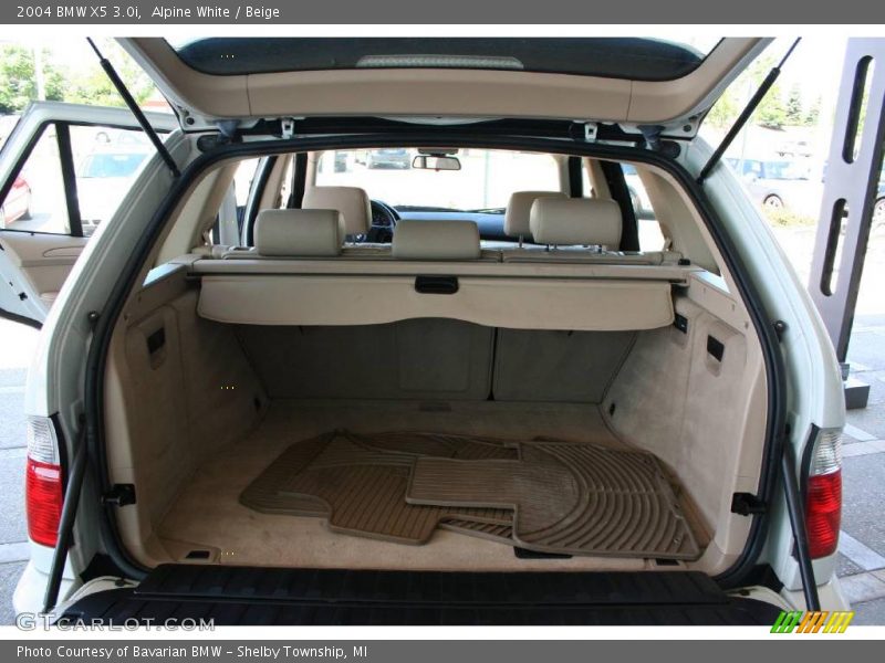 Alpine White / Beige 2004 BMW X5 3.0i