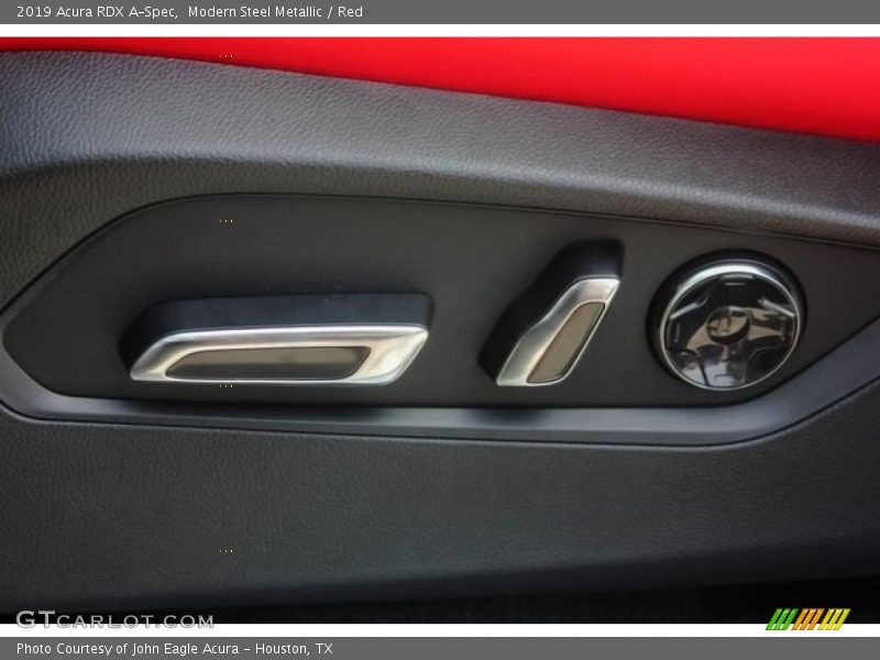 Modern Steel Metallic / Red 2019 Acura RDX A-Spec
