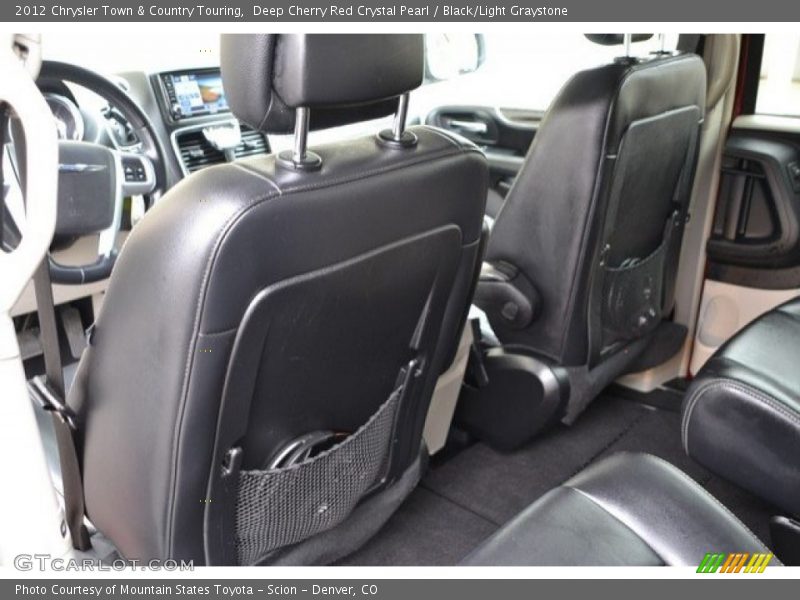 Deep Cherry Red Crystal Pearl / Black/Light Graystone 2012 Chrysler Town & Country Touring