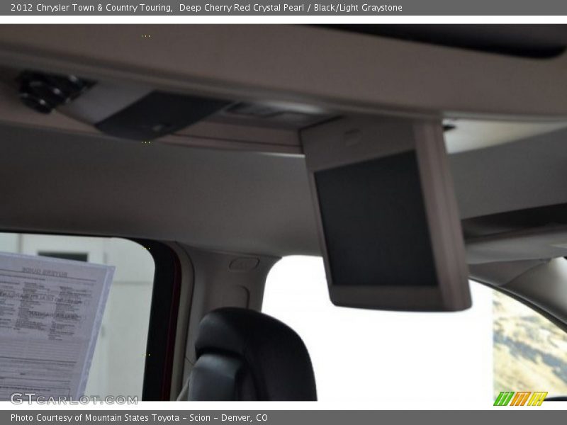 Deep Cherry Red Crystal Pearl / Black/Light Graystone 2012 Chrysler Town & Country Touring