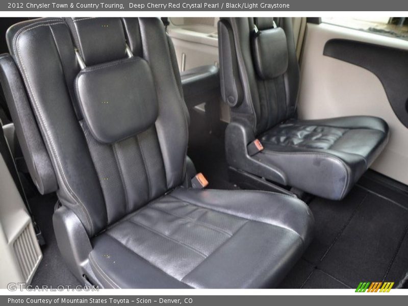Deep Cherry Red Crystal Pearl / Black/Light Graystone 2012 Chrysler Town & Country Touring