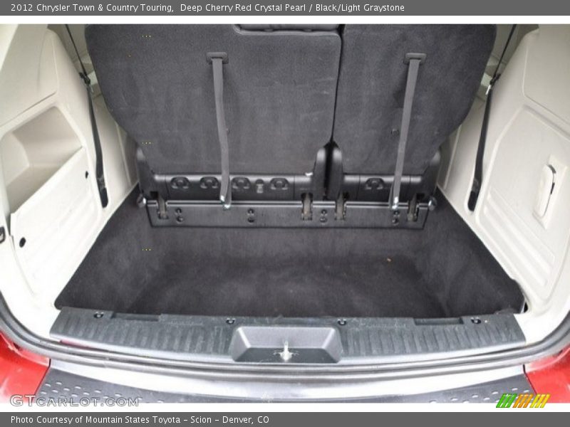 Deep Cherry Red Crystal Pearl / Black/Light Graystone 2012 Chrysler Town & Country Touring
