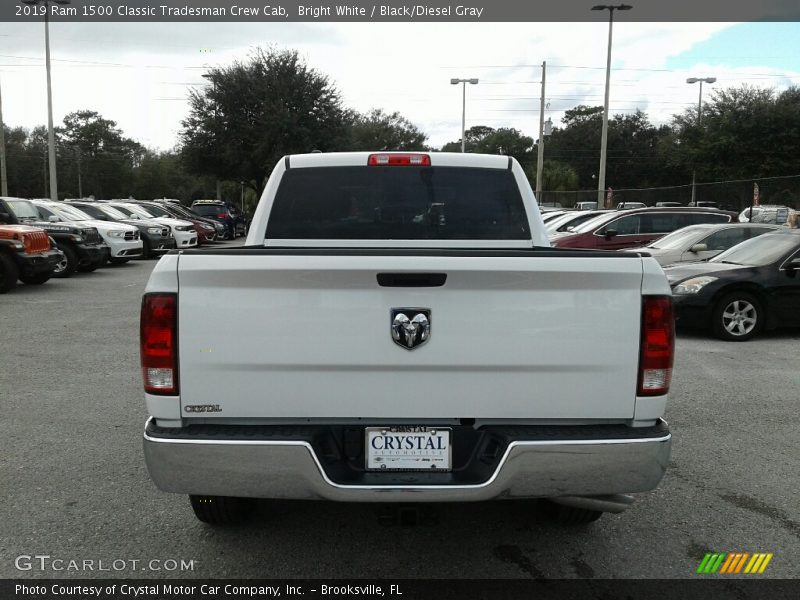 Bright White / Black/Diesel Gray 2019 Ram 1500 Classic Tradesman Crew Cab