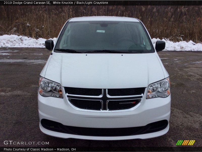 White Knuckle / Black/Light Graystone 2019 Dodge Grand Caravan SE