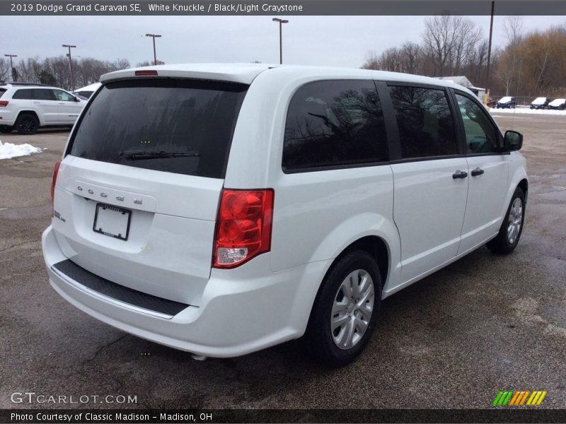 White Knuckle / Black/Light Graystone 2019 Dodge Grand Caravan SE