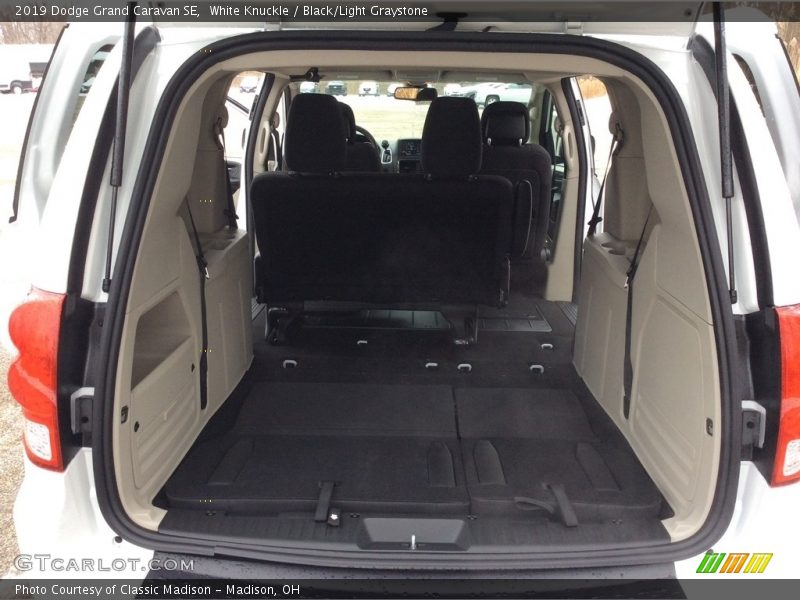 White Knuckle / Black/Light Graystone 2019 Dodge Grand Caravan SE