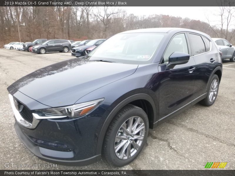 Deep Crystal Blue Mica / Black 2019 Mazda CX-5 Grand Touring AWD