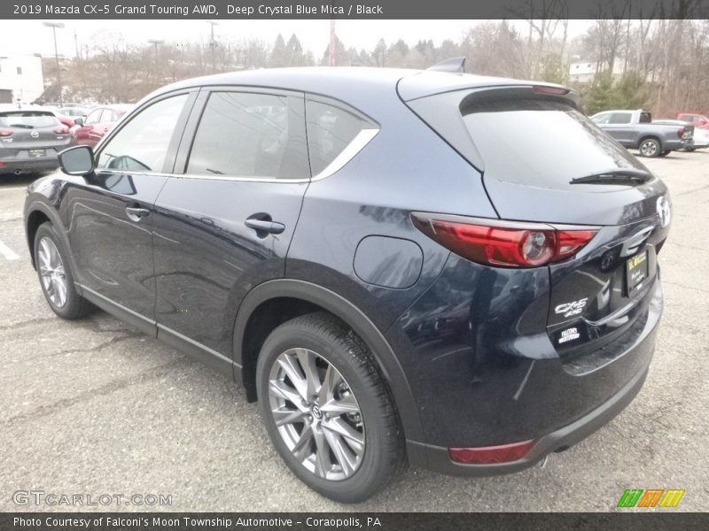 Deep Crystal Blue Mica / Black 2019 Mazda CX-5 Grand Touring AWD