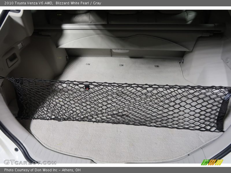 Blizzard White Pearl / Gray 2010 Toyota Venza V6 AWD