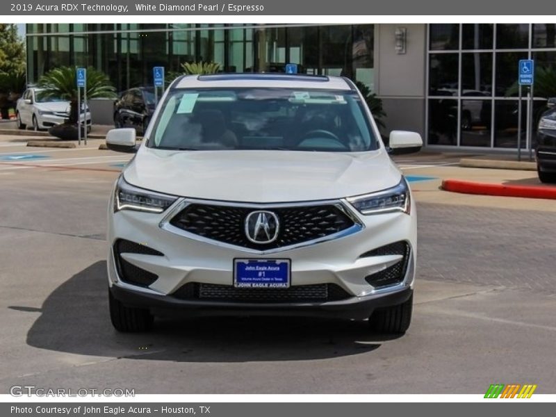 White Diamond Pearl / Espresso 2019 Acura RDX Technology