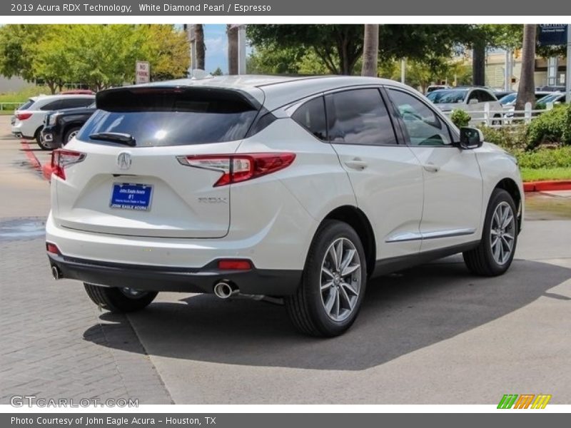 White Diamond Pearl / Espresso 2019 Acura RDX Technology