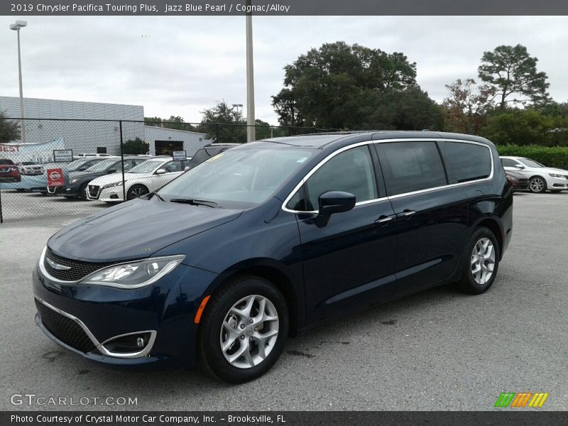 Jazz Blue Pearl / Cognac/Alloy 2019 Chrysler Pacifica Touring Plus