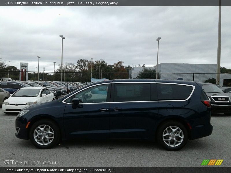 Jazz Blue Pearl / Cognac/Alloy 2019 Chrysler Pacifica Touring Plus