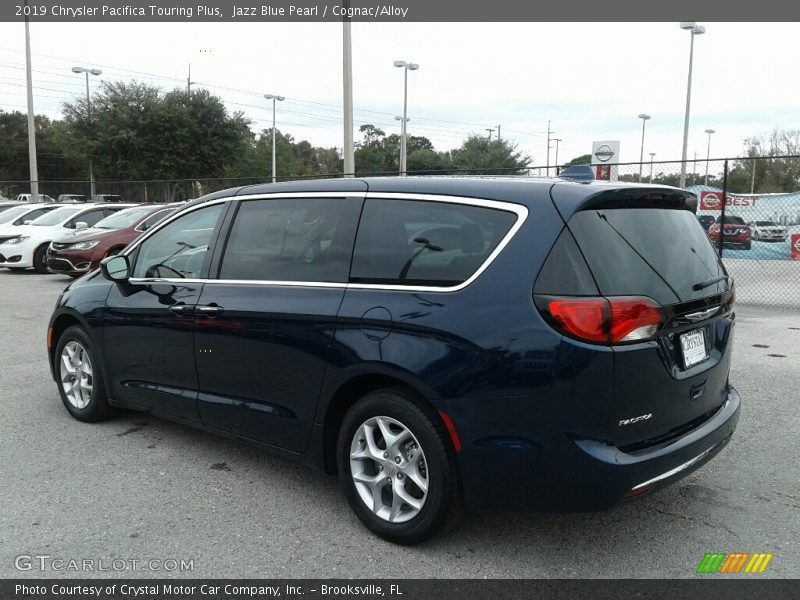 Jazz Blue Pearl / Cognac/Alloy 2019 Chrysler Pacifica Touring Plus