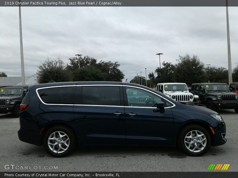 Jazz Blue Pearl / Cognac/Alloy 2019 Chrysler Pacifica Touring Plus
