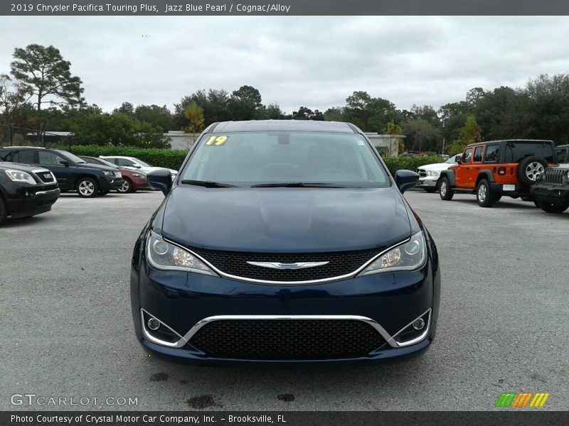 Jazz Blue Pearl / Cognac/Alloy 2019 Chrysler Pacifica Touring Plus