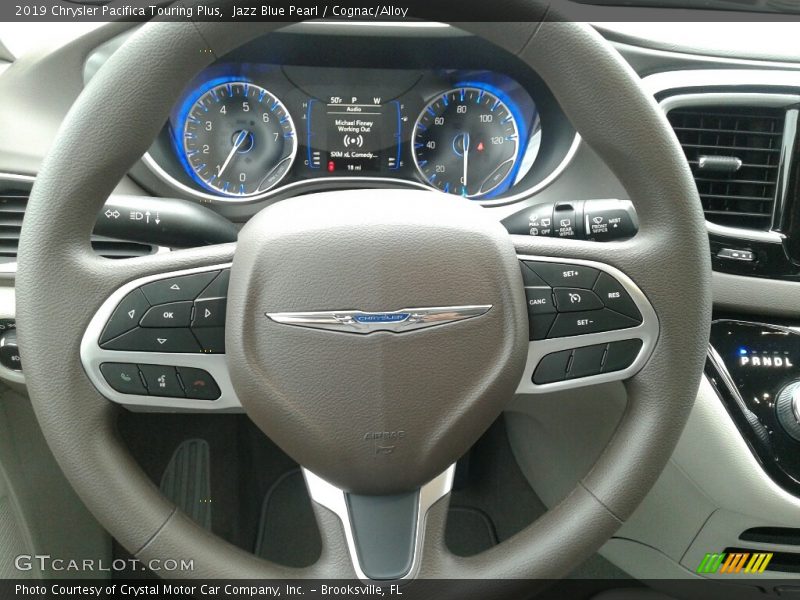 Jazz Blue Pearl / Cognac/Alloy 2019 Chrysler Pacifica Touring Plus
