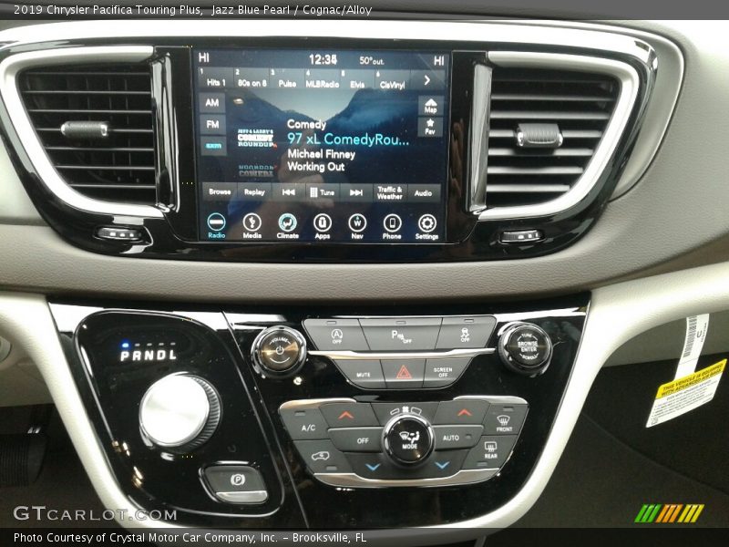 Jazz Blue Pearl / Cognac/Alloy 2019 Chrysler Pacifica Touring Plus